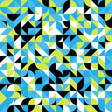 Soyut Geometrik Desen üretken hesaplama sanatı çizimi