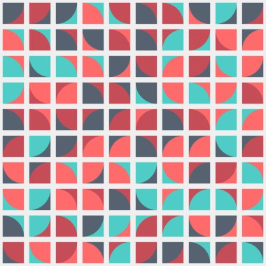 Soyut Geometrik Desen üretken hesaplama sanatı çizimi