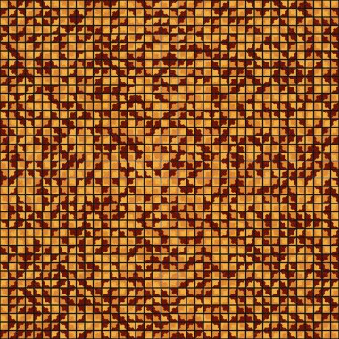 Soyut Geometrik Desen, üretken hesaplama sanatı çizimi 