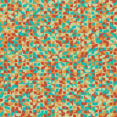 Soyut Geometrik Desen, üretken hesaplama sanatı çizimi 