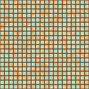 Soyut Geometrik Desen üretken hesaplama sanatı çizimi