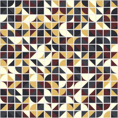 Soyut Geometrik Desen üretken hesaplama sanatı çizimi