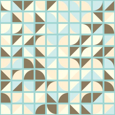 Soyut Geometrik Desen üretken hesaplama sanatı çizimi