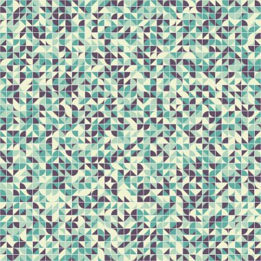 Soyut Geometrik Desen üretken hesaplama sanatı çizimi