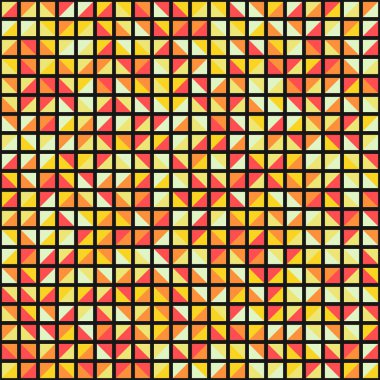 Soyut Geometrik Desen üretken hesaplama sanatı çizimi