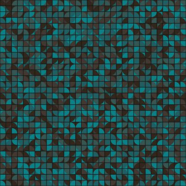 Soyut Geometrik Desen üretken hesaplama sanatı çizimi