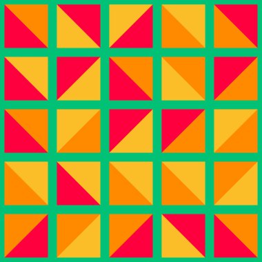 Soyut Geometrik Desen üretken hesaplama sanatı çizimi