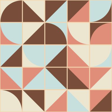 Soyut Geometrik Desen üretken hesaplama sanatı çizimi