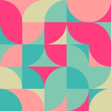 Soyut Geometrik Desen üretken hesaplama sanatı çizimi