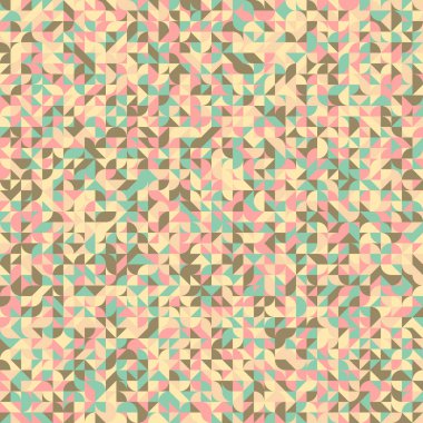 Soyut Geometrik Desen üretken hesaplama sanatı çizimi