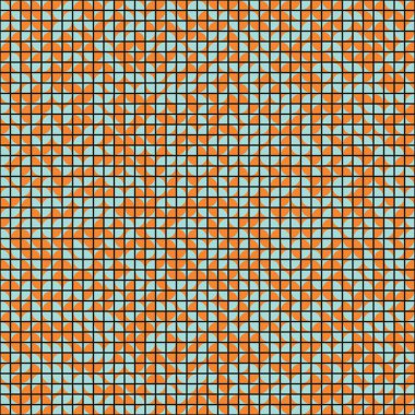 Soyut Geometrik Desen üretken hesaplama sanatı çizimi