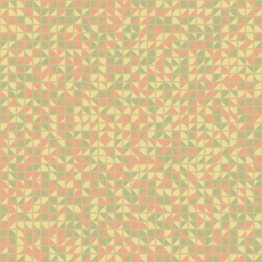 Soyut Geometrik Desen, üretken hesaplama sanatı çizimi 