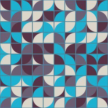 Soyut Geometrik Desen üretken hesaplama sanatı çizimi