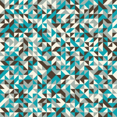 Soyut Geometrik Desen, üretken hesaplama sanatı çizimi 