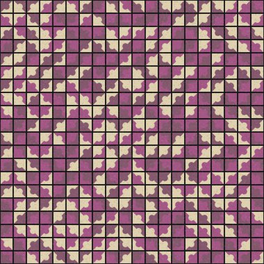 Soyut Geometrik Desen üretken hesaplama sanatı çizimi