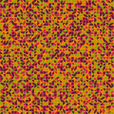 Soyut Geometrik Desen üretken hesaplama sanatı çizimi