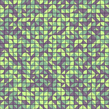 Soyut Geometrik Desen üretken hesaplama sanatı çizimi