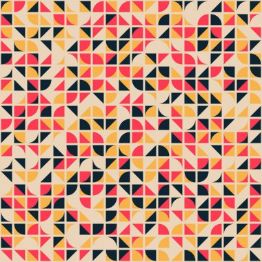 Soyut Geometrik Desen üretken hesaplama sanatı çizimi