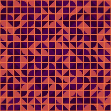 Soyut Geometrik Desen üretken hesaplama sanatı çizimi