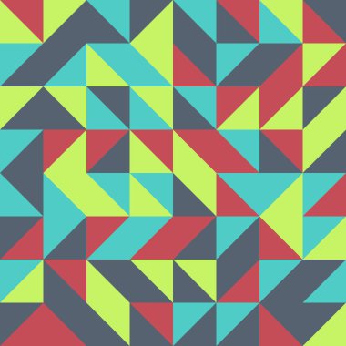 Soyut Geometrik Desen üretken hesaplama sanatı çizimi