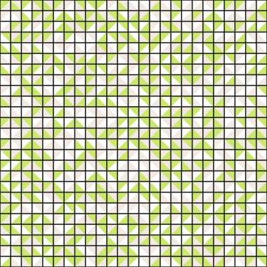 Soyut Geometrik Desen, üretken hesaplama sanatı çizimi 