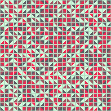 Soyut Geometrik Desen üretken hesaplama sanatı çizimi