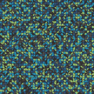 Soyut Geometrik Desen üretken hesaplama sanatı çizimi