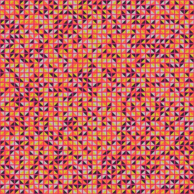 Soyut Geometrik Desen üretken hesaplama sanatı çizimi