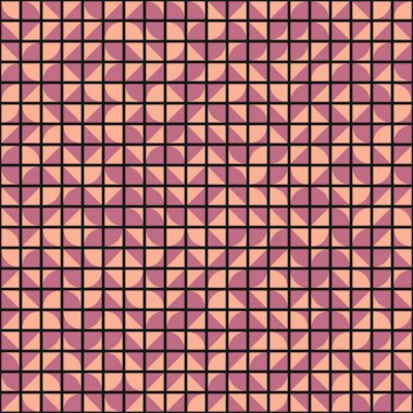 Soyut Geometrik Desen üretken hesaplama sanatı çizimi