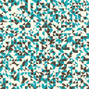 Soyut Geometrik Desen üretken hesaplama sanatı çizimi