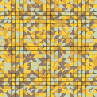 Soyut Geometrik Desen üretken hesaplama sanatı çizimi