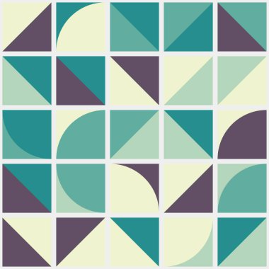 Soyut Geometrik Desen üretken hesaplama sanatı çizimi