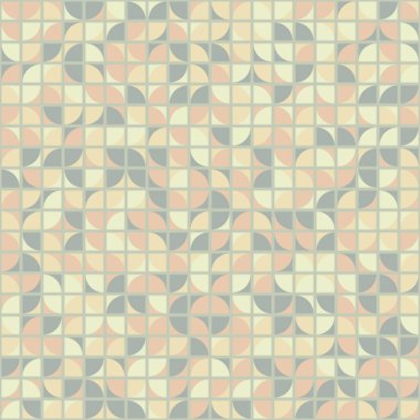 Soyut Geometrik Desen üretken hesaplama sanatı çizimi