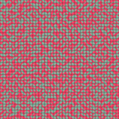 Soyut Geometrik Desen üretken hesaplama sanatı çizimi