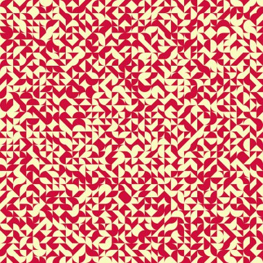 Soyut Geometrik Desen, üretken hesaplama sanatı çizimi 