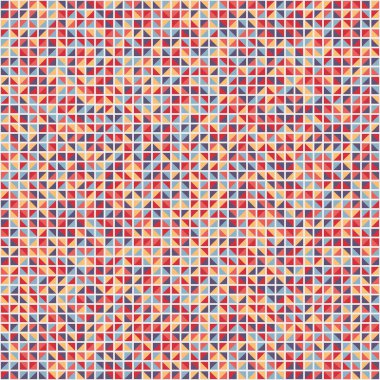 Soyut Geometrik Desen üretken hesaplama sanatı çizimi