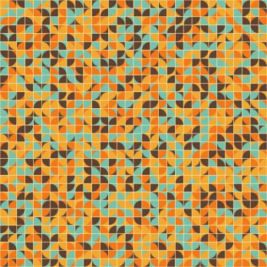 Soyut Geometrik Desen üretken hesaplama sanatı çizimi