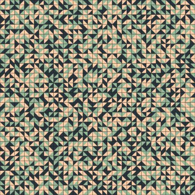 Soyut Geometrik Desen üretken hesaplama sanatı çizimi