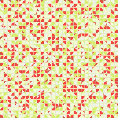 Soyut Geometrik Desen üretken hesaplama sanatı çizimi