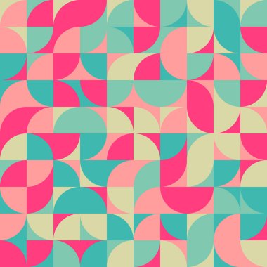 Soyut Geometrik Desen üretken hesaplama sanatı çizimi