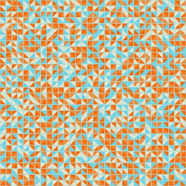 Soyut Geometrik Desen, üretken hesaplama sanatı çizimi 