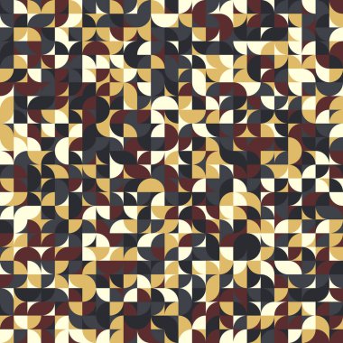 Soyut Geometrik Desen üretken hesaplama sanatı çizimi