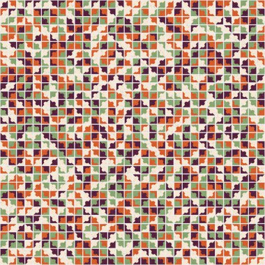 Soyut Geometrik Desen üretken hesaplama sanatı çizimi