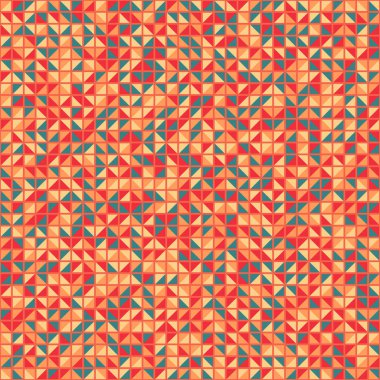 Soyut Geometrik Desen, üretken hesaplama sanatı çizimi 