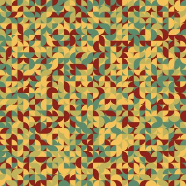 Soyut Geometrik Desen üretken hesaplama sanatı çizimi