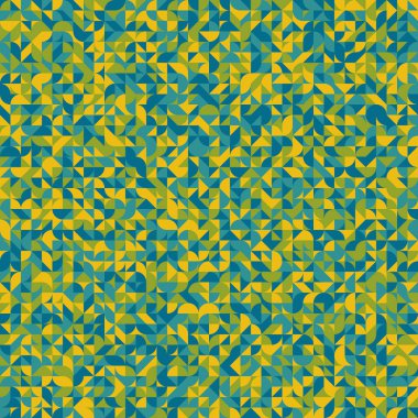 Soyut Geometrik Desen üretken hesaplama sanatı çizimi