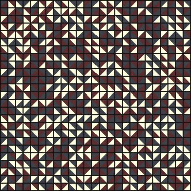 Soyut Geometrik Desen üretken hesaplama sanatı çizimi