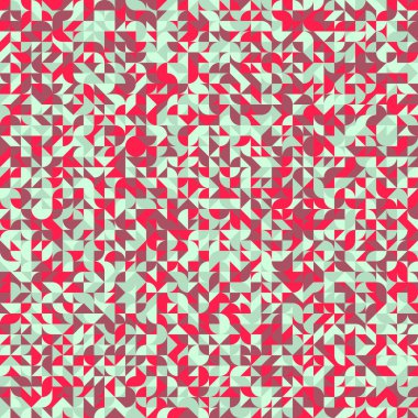 Soyut Geometrik Desen üretken hesaplama sanatı çizimi