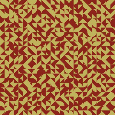 Soyut Geometrik Desen, üretken hesaplama sanatı çizimi 