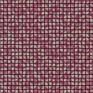 Soyut Geometrik Desen üretken hesaplama sanatı çizimi